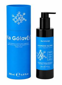 Флюїд для волосся з олією жожоба DIAMOND ELIXIR Na G&oacute;lov[y], 200мл  g-003-535 фото