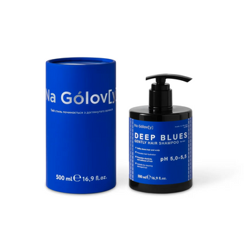 М'який шампунь для чоловіків Gently Hair Shampoo for men Deep Blues Na G&oacute;lov[y], 500мл g-008-500 фото