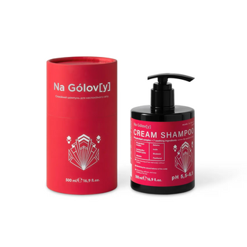 Крем-шампунь для чутливої шкіри голови Cream Shampoo for sensitive scalp Na Golov[y], 500 мл g-012-500 фото